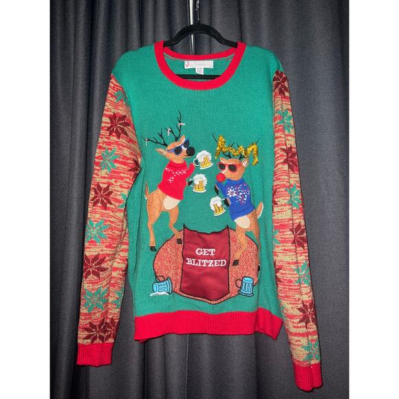 Ugly Christmas Sweater Xmas Size XL - Picture 1 of 3